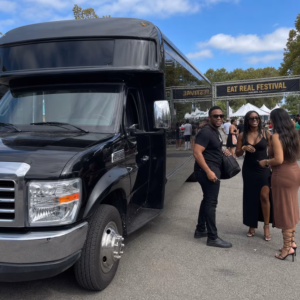 Rent a Bus to Eat Real Festival in Oakland