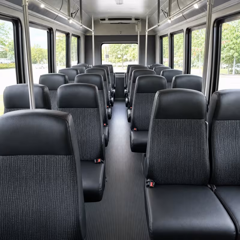 15-35 Passenger Minibus Interior