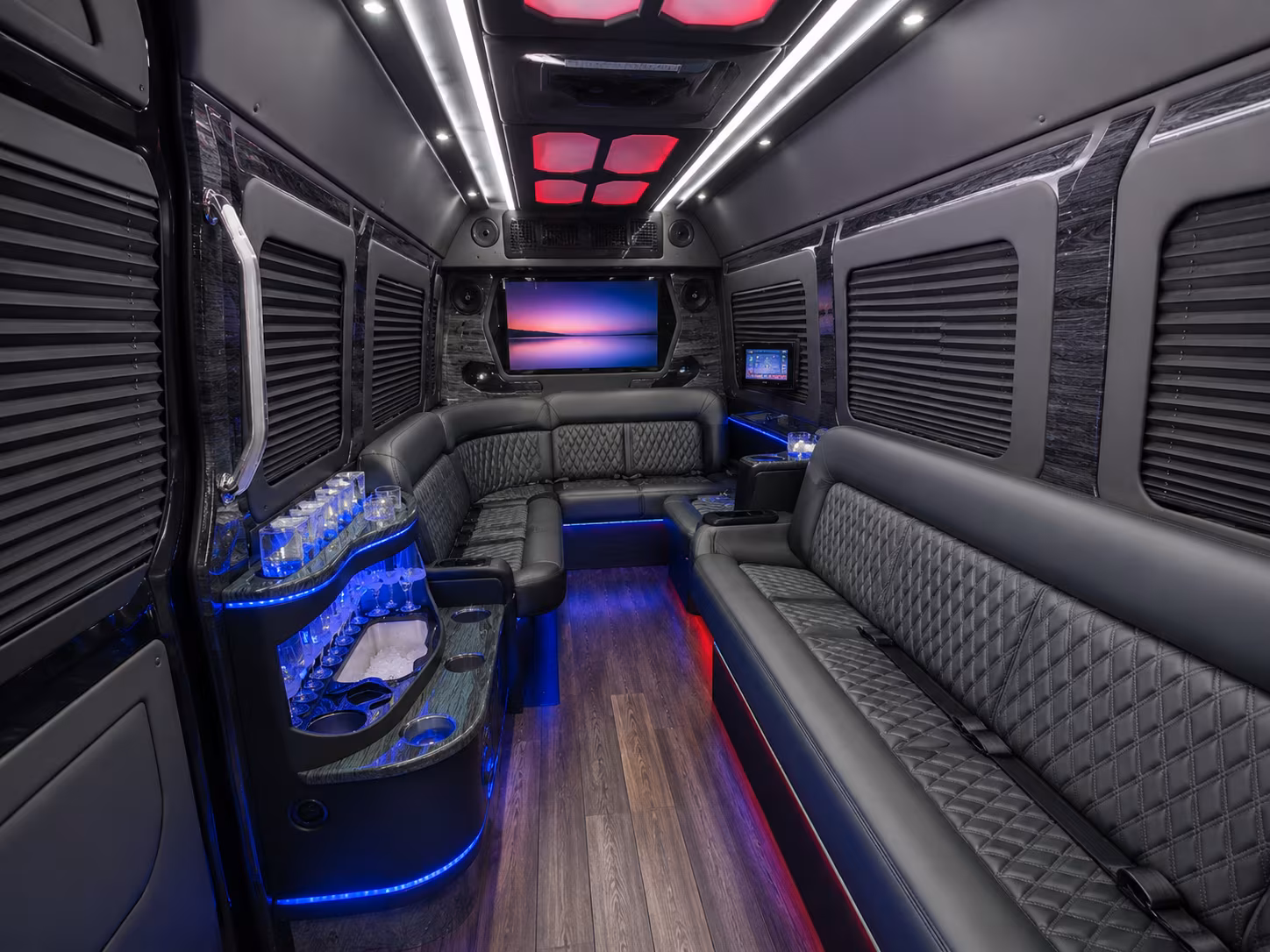 Oakland Airport Shuttle & Transportation party bus exterior