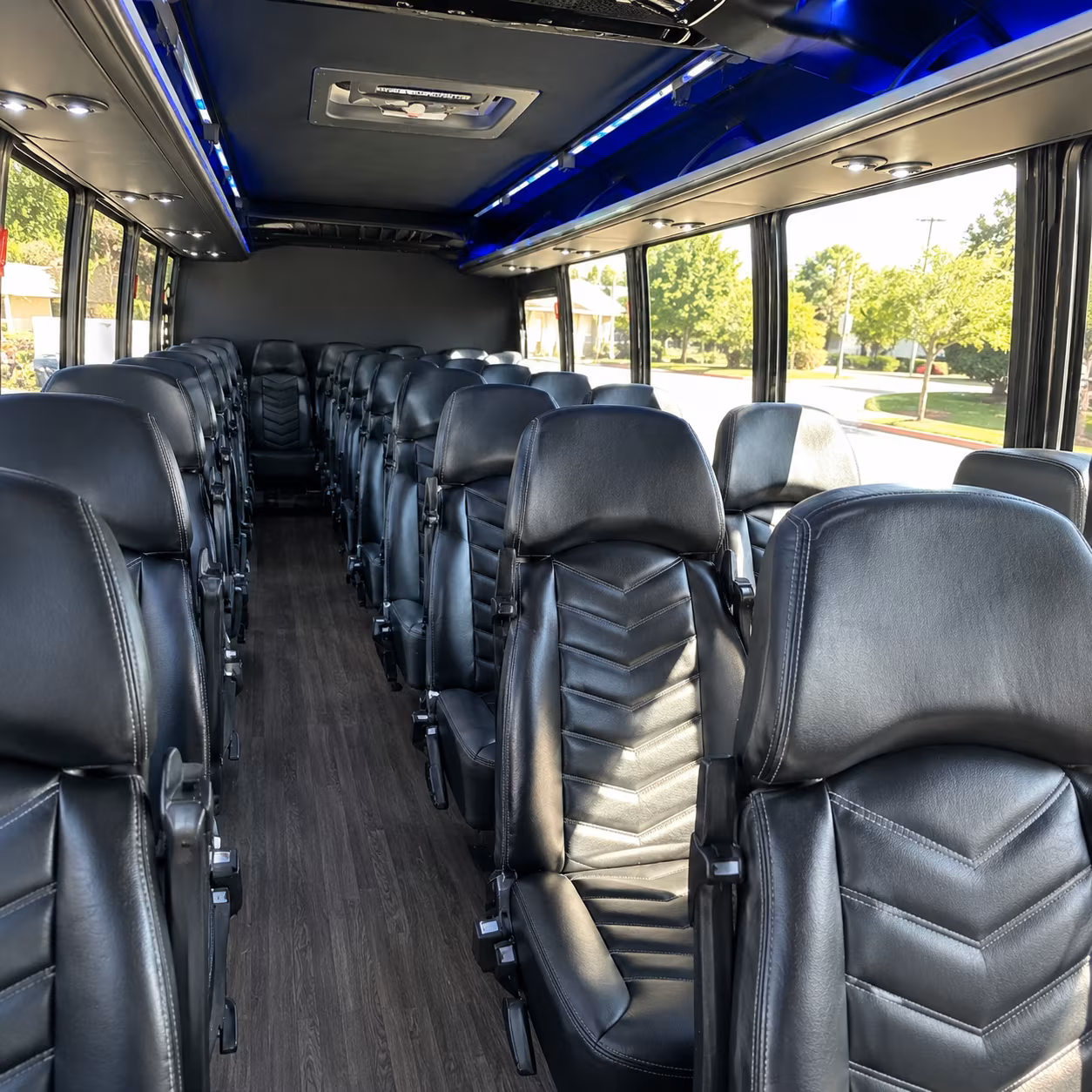 Oakland Airport Shuttle & Transportation onboard seating