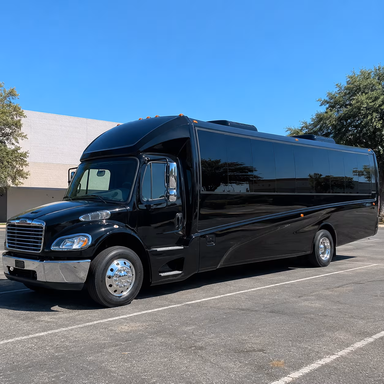 Oakland Corporate Transportation party bus exterior