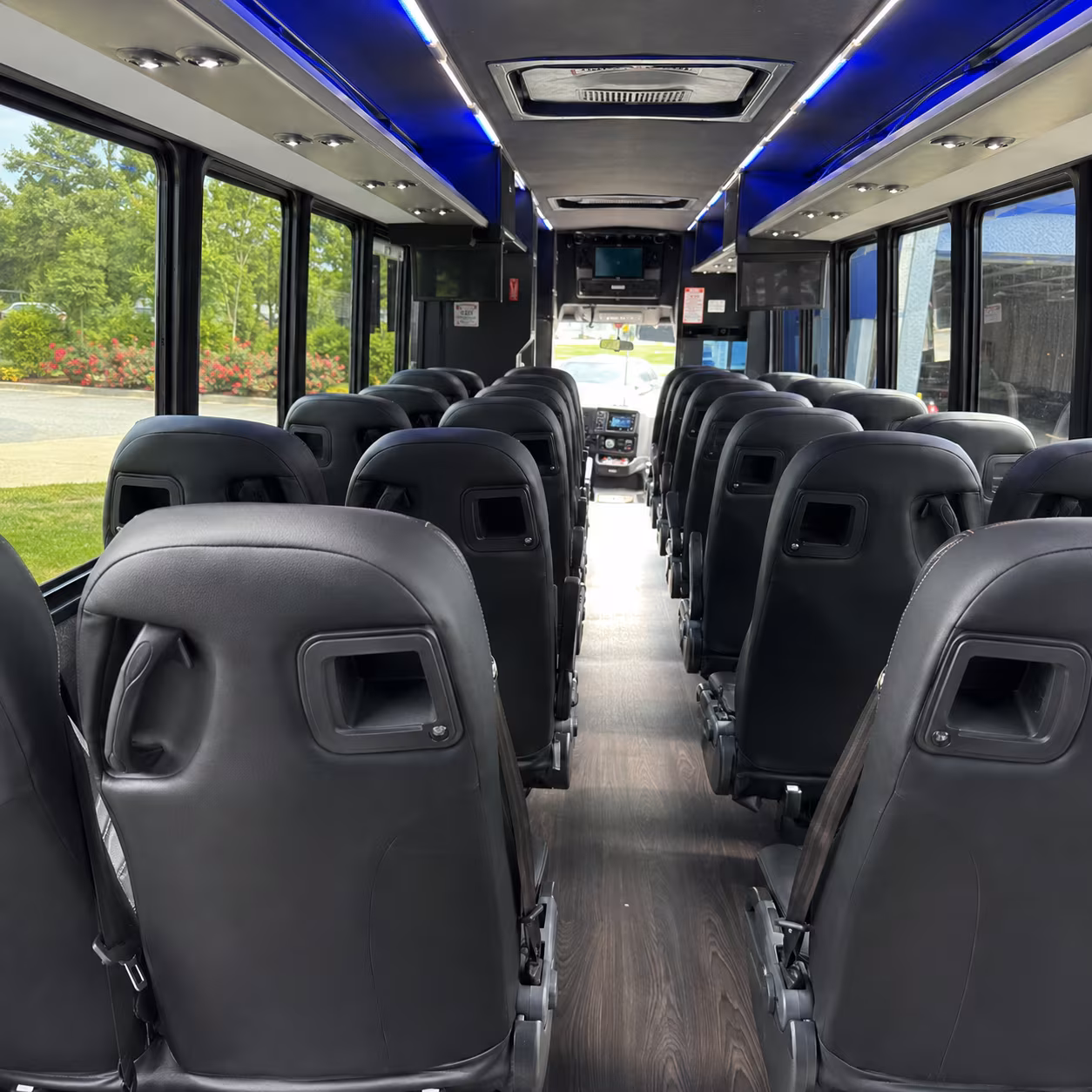 Oakland Corporate Transportation party bus exterior