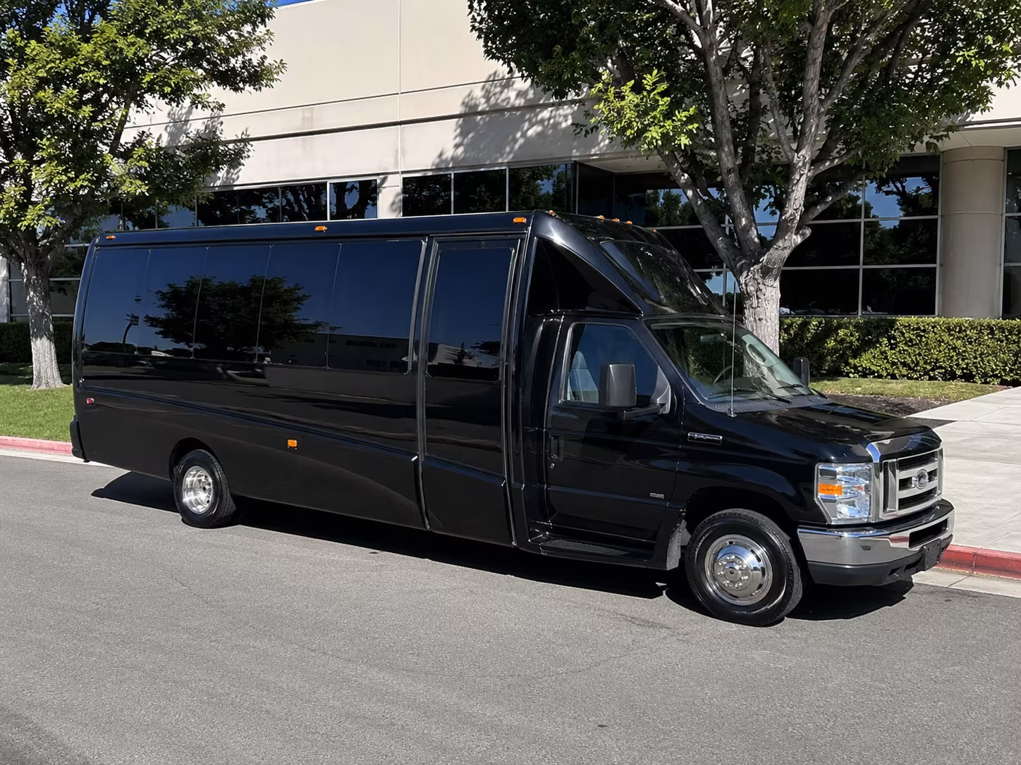 Oakland Sporting Event Transportation party bus exterior