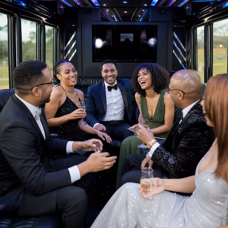 Oakland Prom & Homecoming Transportation fleet vehicle