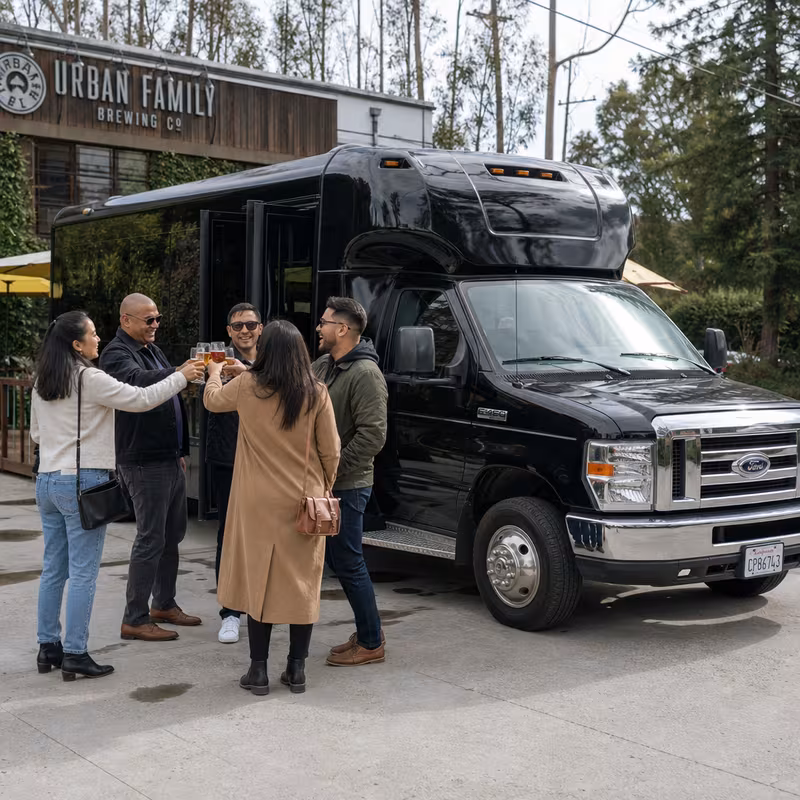 winery Brewery tour transportation