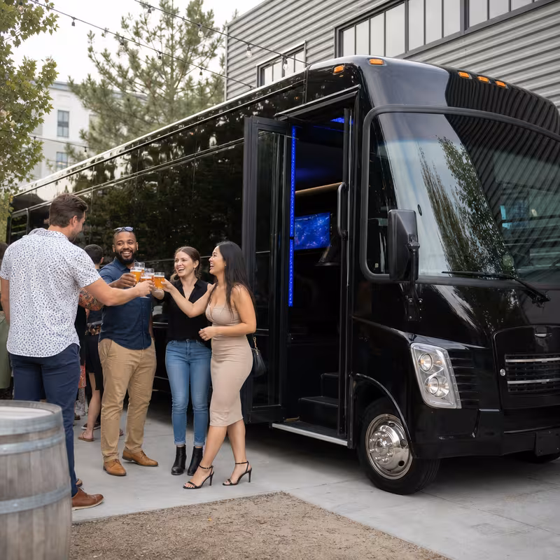 Oakland Winery & Brewery Tour Transportation fleet vehicle